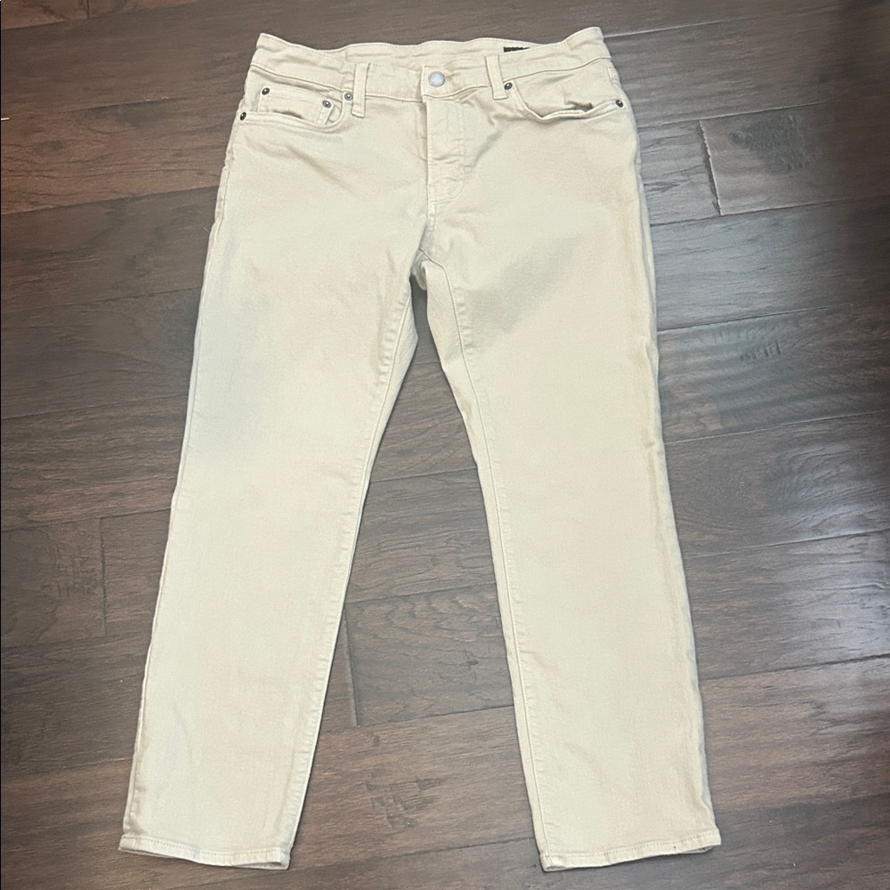 Bonobos Men's Straight Jeans in Cream
